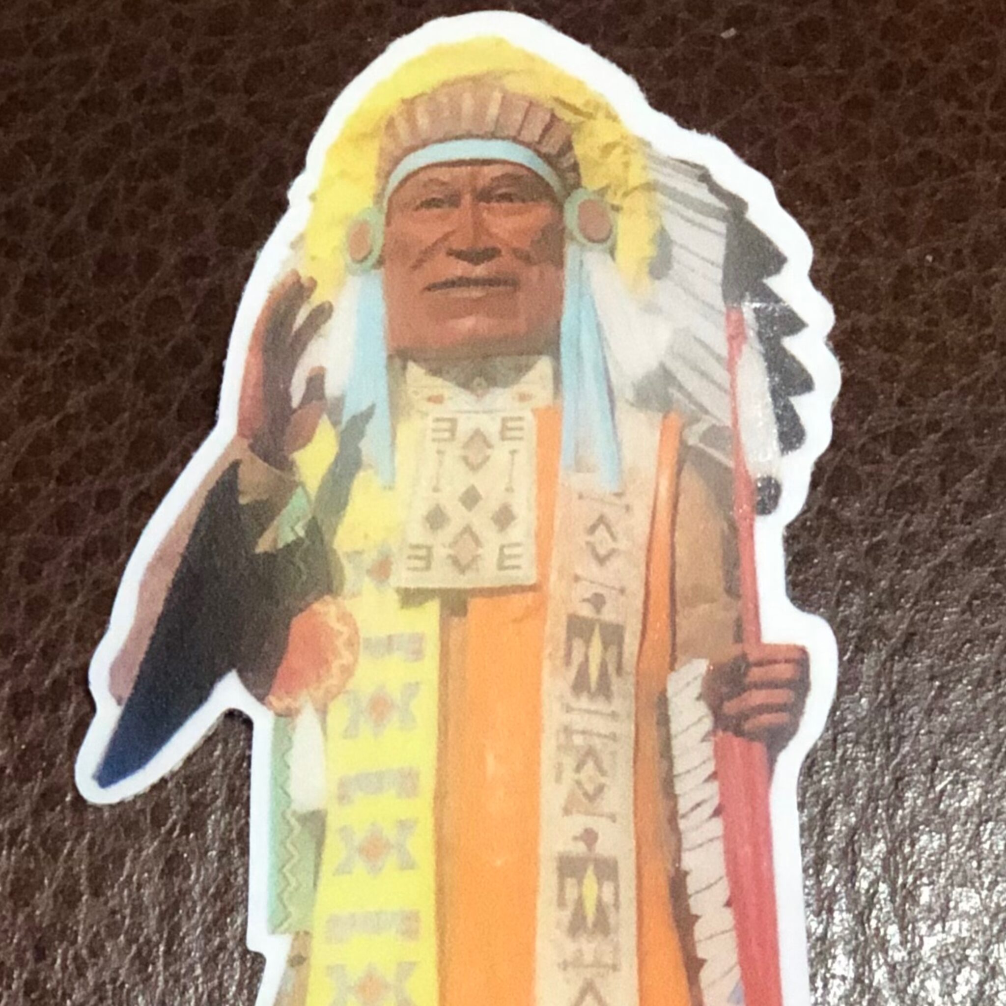 Sticker - Big Indian 3.5 Inch | Hi-Way Cafe | Family Style Restaurant ...